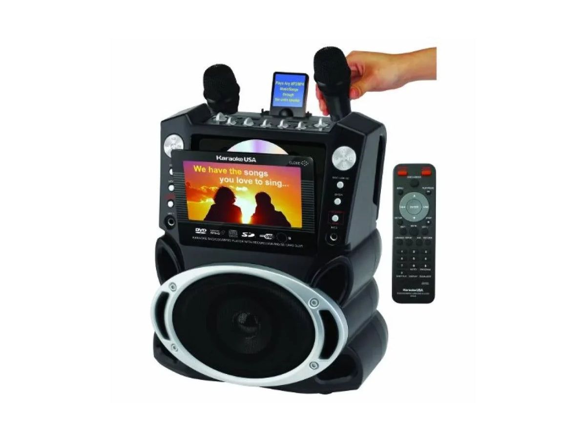 with trendy MP3+G Emerson Portable System 7" /CD+G/ Karaoke DVD LCD