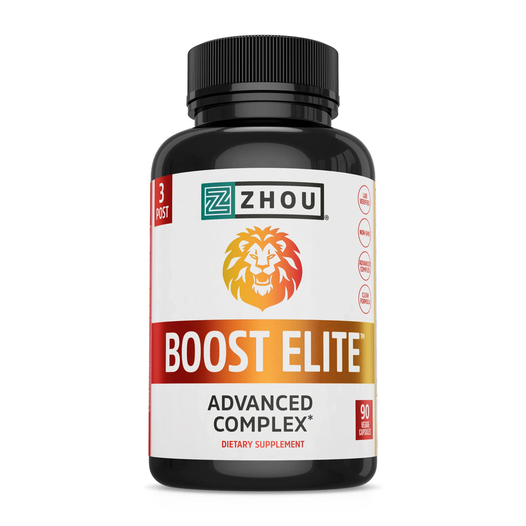| Caps Zhou 90 & Booster | to BOOST Test Increase Energy ELITE 30 Veggie Servings, Formulated T-Levels