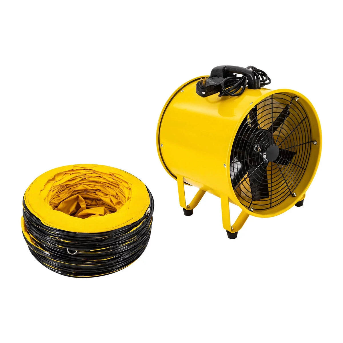 Extractor Portable Home Blower & Noise Utility Fan classic Fume High-Velocity 3178 16-Inches for CFM 32.8ft with Hose, Low 2160 1100W and Duct Exhaust Ventilator, Job Site