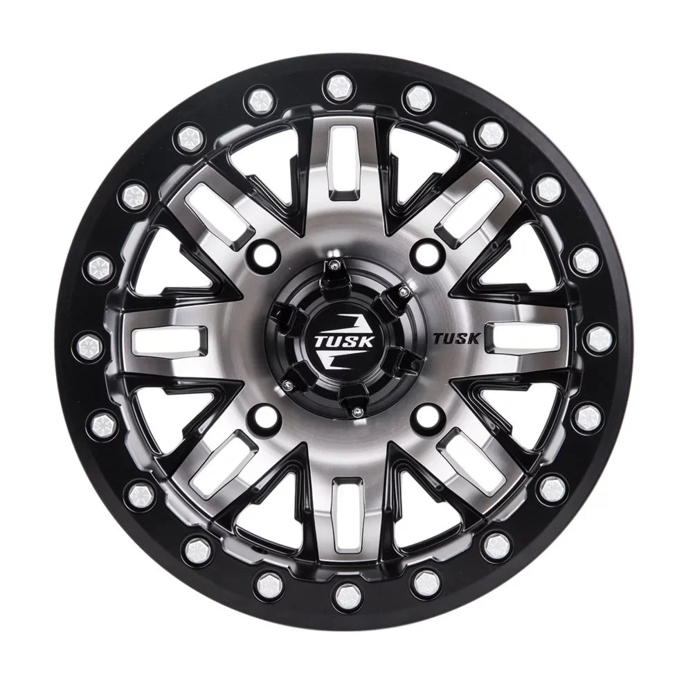 Beadlock Wolverine Wheel 1000 RMAX YAMAHA + Teton R-Spec 4/156 2022 4.0 Machined/Black classic 3.0 For 14x7 Tusk 4