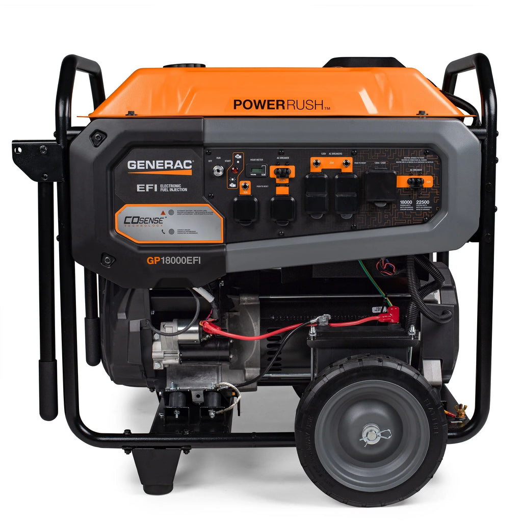 Portable - Gas 18000 Generac Electric GP18000E Powered Watt Generator Start with 50ST 8917 COSense