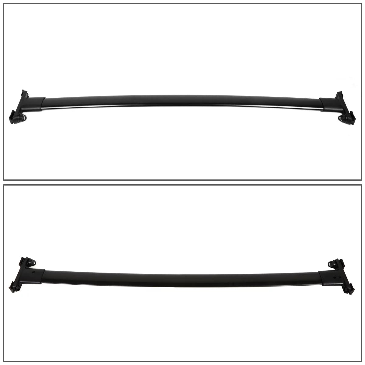 Top Coated) Style 2015 Pair Ford Roof RR-FEX11 Motoring (Black DNA to Explorer Crossbars Aluminum Rack For OE 2011