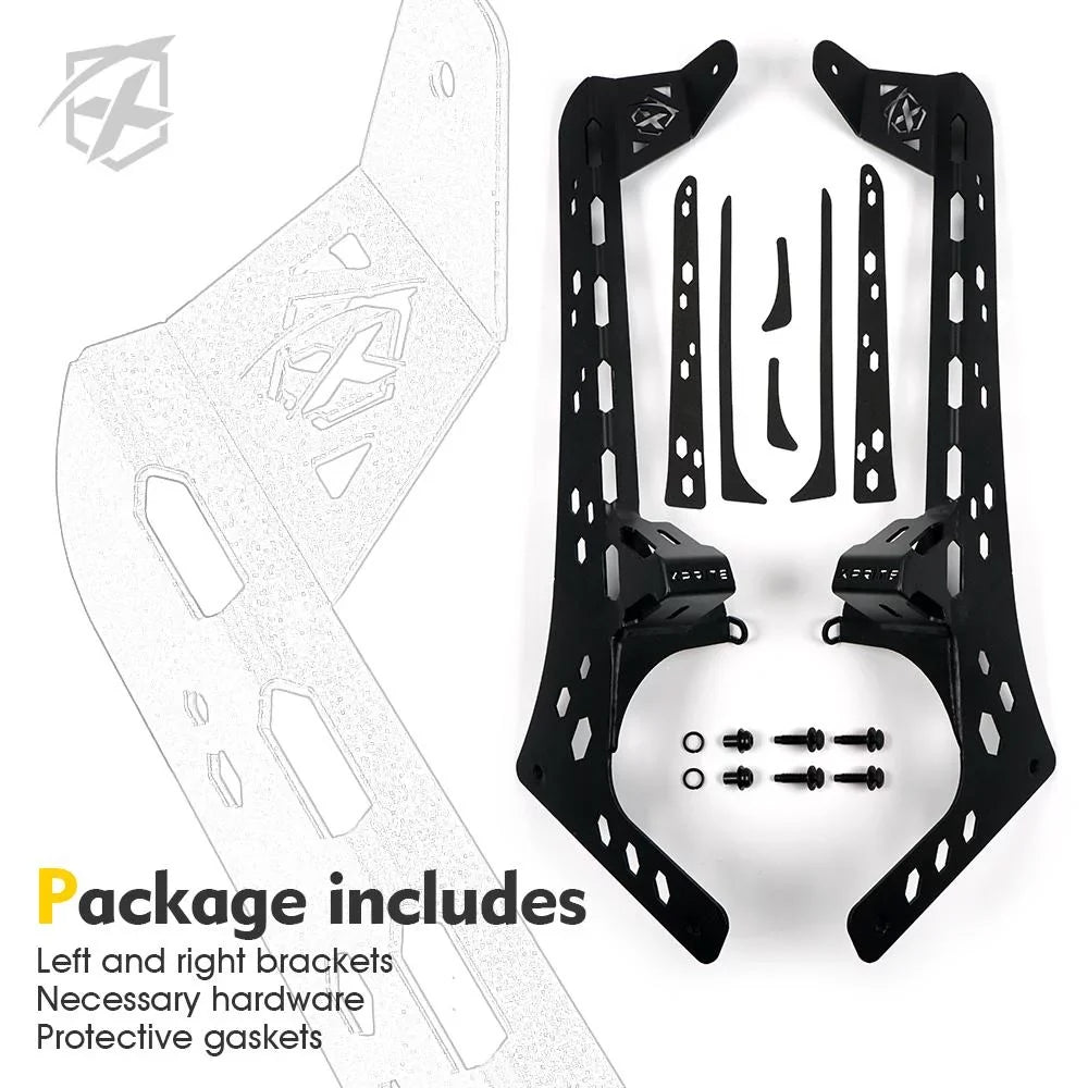 Brackets & Gladiator Windshield Light Front 2018+ Bar Xprite Universal JL Wrangler Mounting type JT fit Jeep