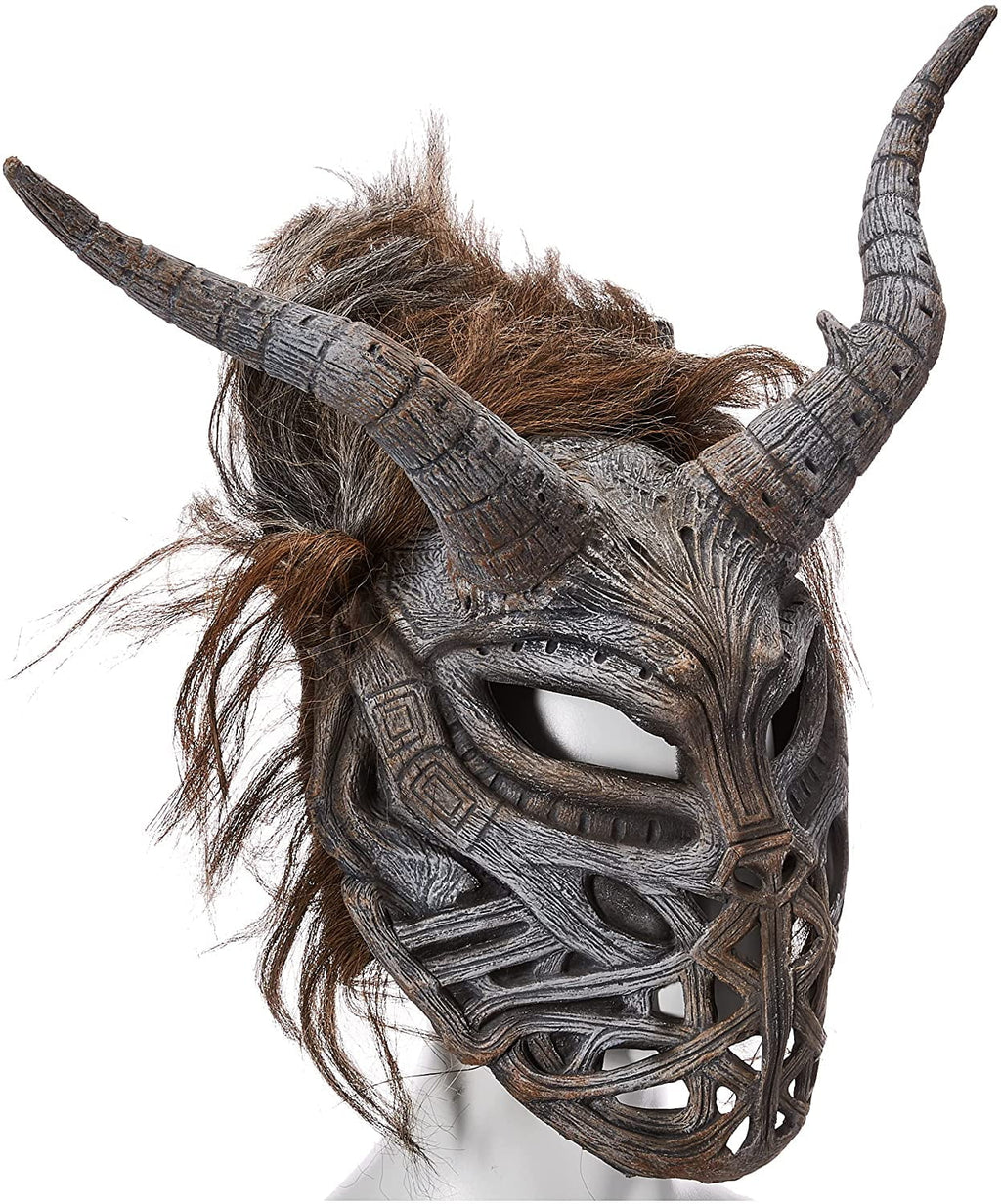trendy Tribal Mask Black Latex All Costume Multi-color Killmonger Ocn Panther