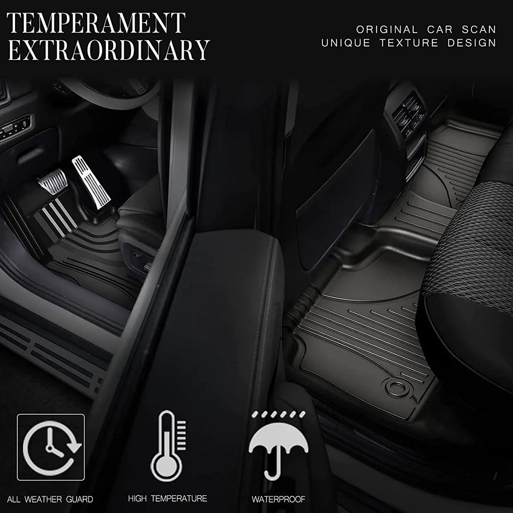 (Not 2023, 2017 Row 2017 & 2021 All Driver-Side for Floor 2019 AOMSAZTO 2018 Compass Model) 1st 2020 Mats Include Liners Jeep Single 2nd 2022 Floor Floor Car Hook Automotive Weather Fit