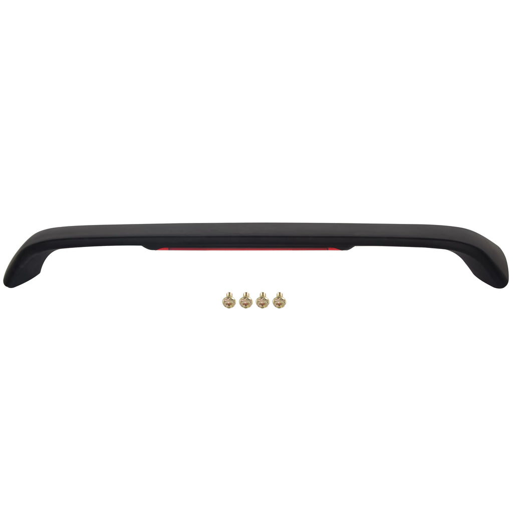 trendy 1996 Style 1998 Trunk Lamp 2000 Honda 1997 Winglet with for LED Kojem Light 1999 Brake 2DR Matte Black Civic Rear Wing Spoiler Lid T-R