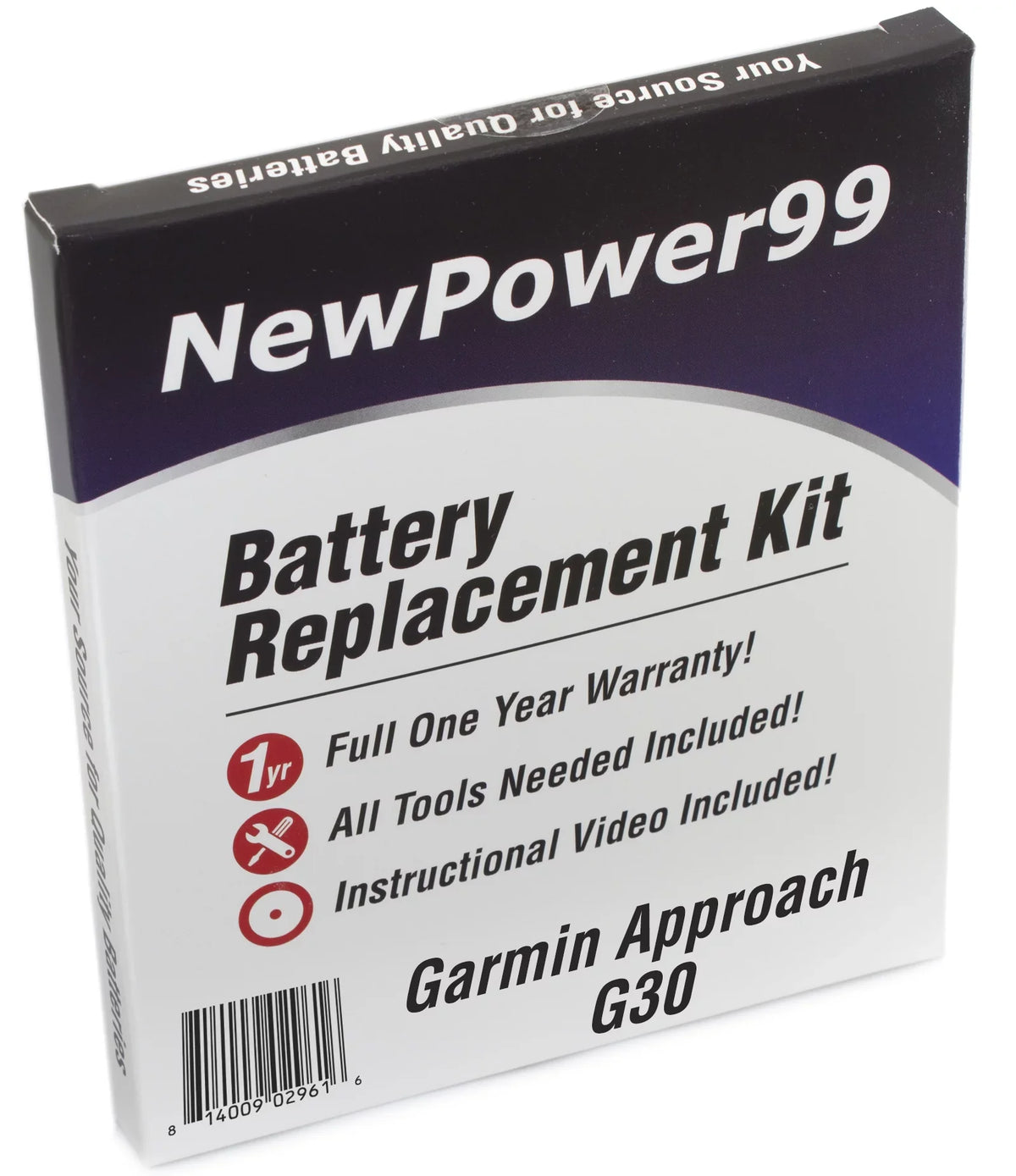 Year Warranty Video Kit with Installation and Tools, Garmin Replacement Battery, One Approach Battery full G30 Instructions,