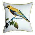 18x18, Throw Multi Leaf Textile trendy Decorative Embroidered Indoor/Outdoor Bold Bird Pillow Company Home Levinsohn At Edie