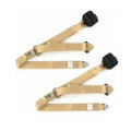 SafeTboy 1979-1987 AMC Tan Belts Retractable with trendy for 3 - Eagle Belt Kit Bucket Bracketry 2 Seat Airplane 698563 Point