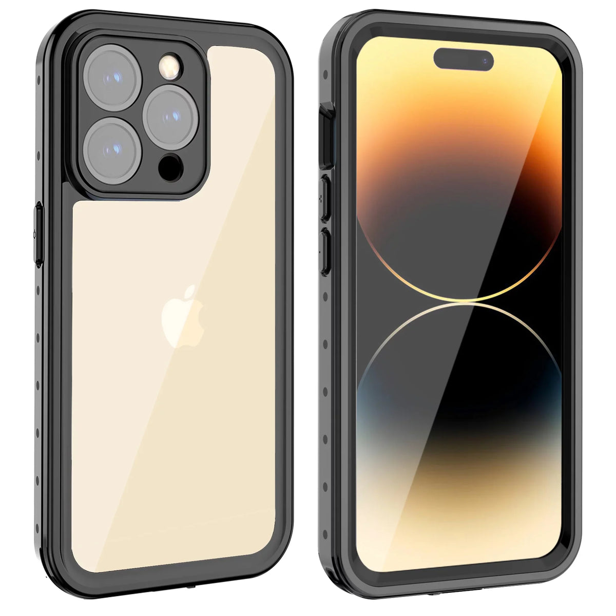 Protector Strong 14 Max 2022 SaniMore Drop Protective 6.7" Case Cover 14 iPhone Clear Waterproof Body 2022, for Pro for Resistant Dustproof Screen with Max Built-in 6.7 Full iPhone Por