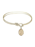 w/ Oval inch Gold-Filled of Eye Hook Bangle in Tours 3/4 Bracelet St. 5 Martin