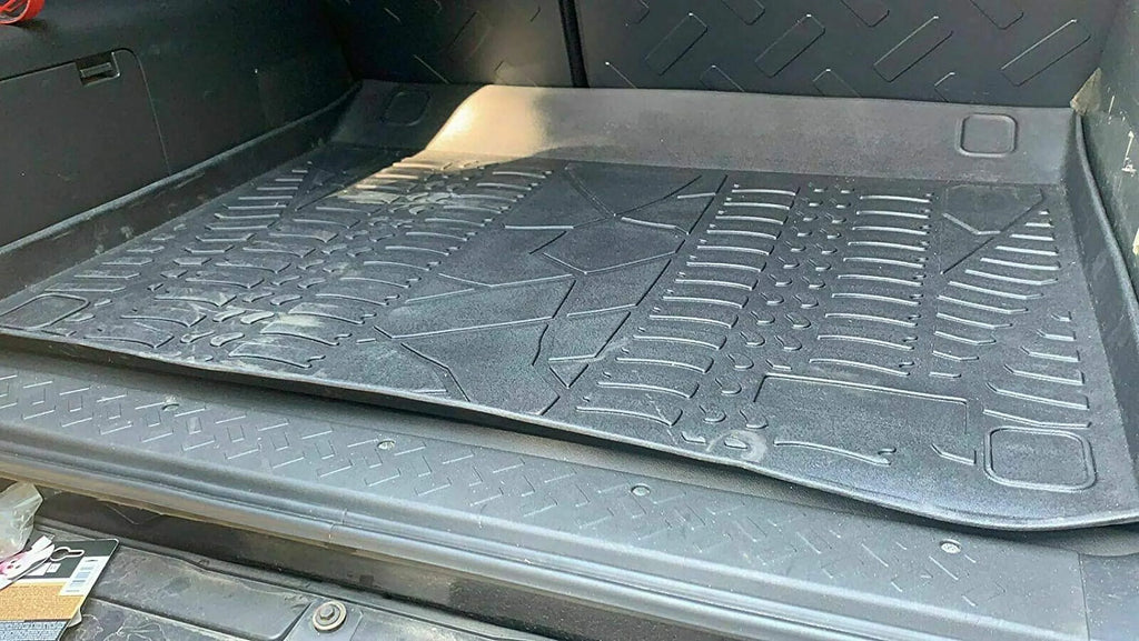 Trunk Toyota EA FJ – Rubber with Trunk Design Install Car – 2007-2014 Raised Mats Laser Cruiser – – Trunk Non-Slip for Weather-Resistant – Liner Easy Pre-Cut Cargo Mat EACCESSORIES Mat for to Lip Cars