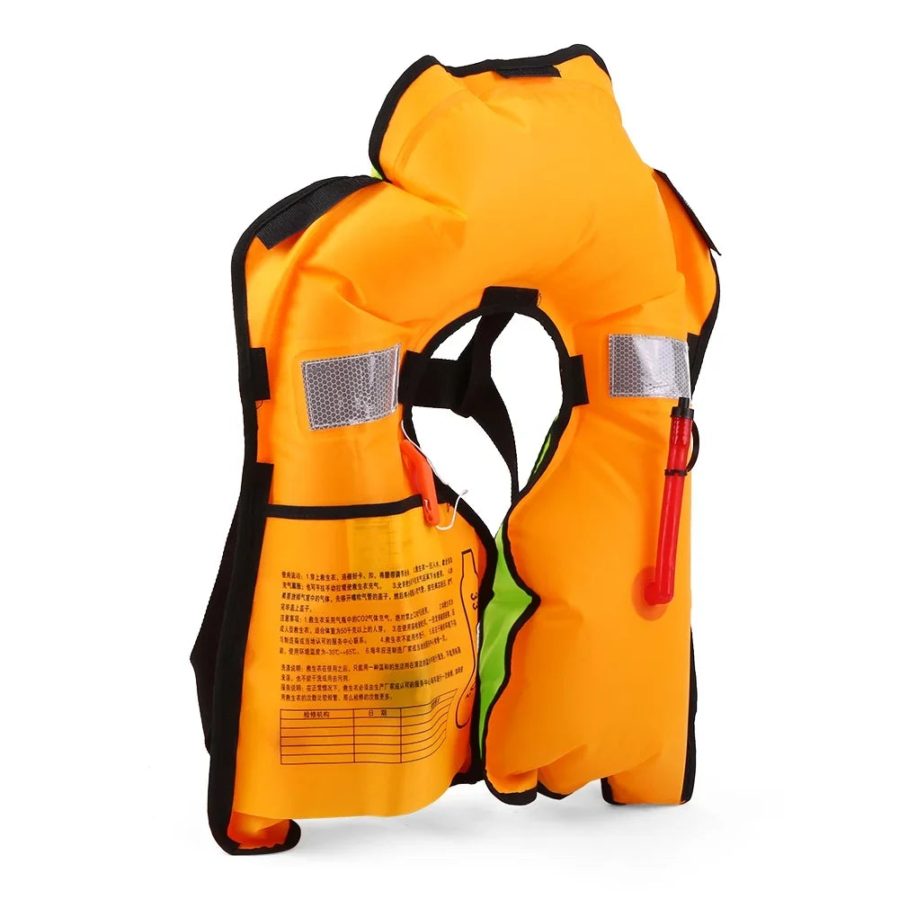 Swiming classic Sports Manual Adult Inflatable Fishing Jacket Water Survival