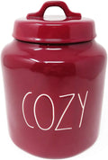 Size LL Rae Magenta Large Canister By COZY Ceramic Dunn Inch 8 Burgundy