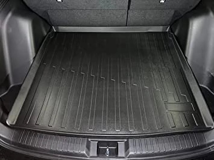 & Honda CR-V 100% 2023- Cargo (Upper Honda Deck) CR Black V Protection Custom - Liner for Mat Trunk Laser - - Trunk All-Season Car Mat Measured for Premium Liners Cargo Easy-to-Wash Fit