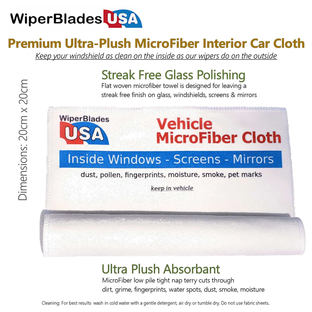 XT4 2020 3) Blades (Set Wiper Wiper w/Rear of Cadillac