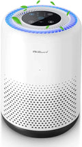 Pollen, WeGuard with Odors, sq Coverage Wildfire HEPA Microns | White, Allergens, K300 Smoke, Filter Pet 0.1 Removal 430 to Purifier Dander ft Air 1-Pack H13 Dust, for True |