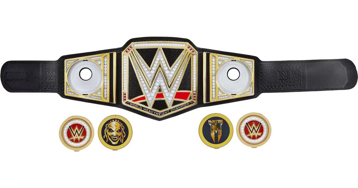 Belt Role-Play Metallic with Sideplates high quality Title Championship Showdown Championship, WWE WWE