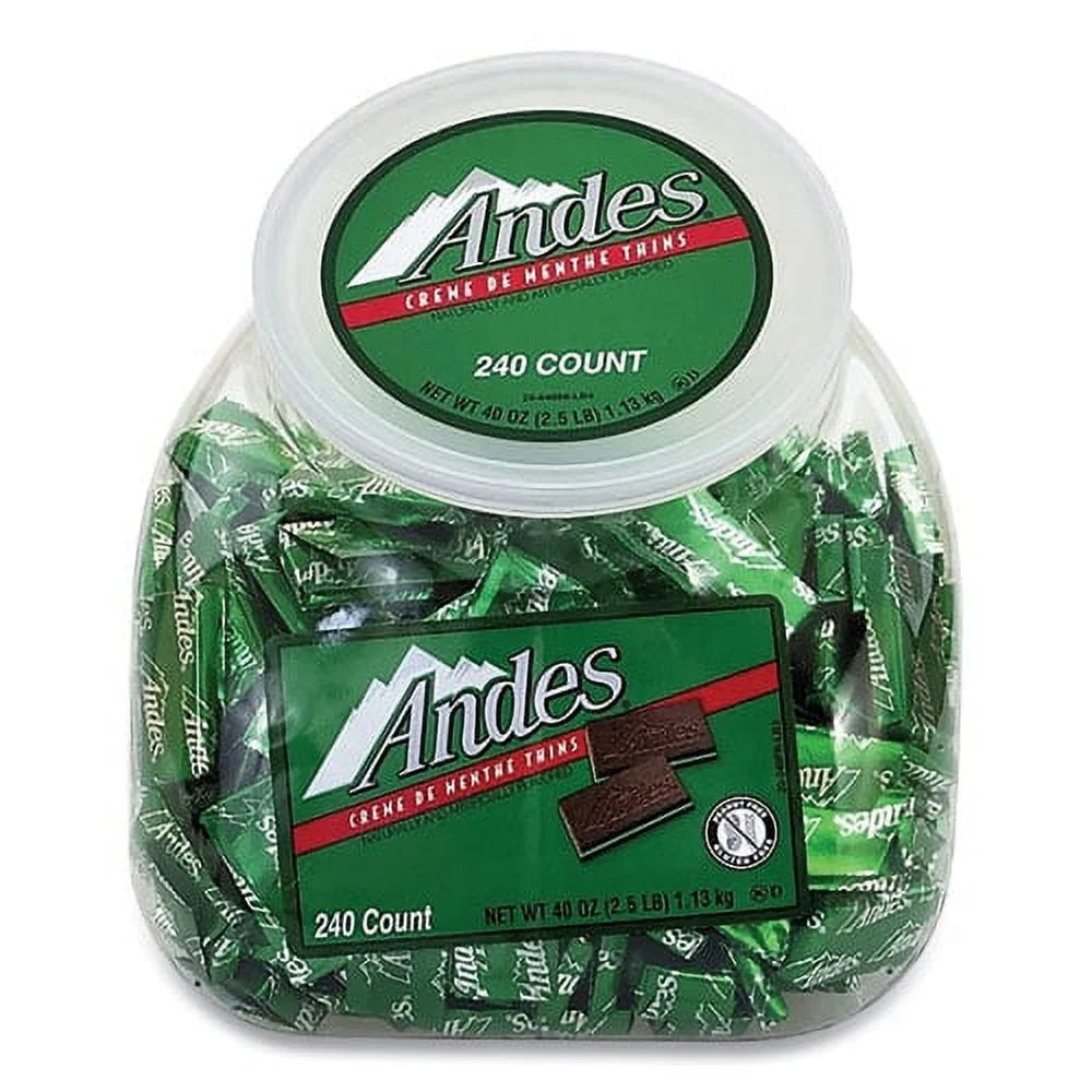 | Tub of Each Piece Menthe Bundle 5 Chocolate Thins, Creme 240 Mint De