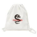 Bag East Backpack Drawstring Myth Reusable Dragon Animal West Shopping Mesh Canvas