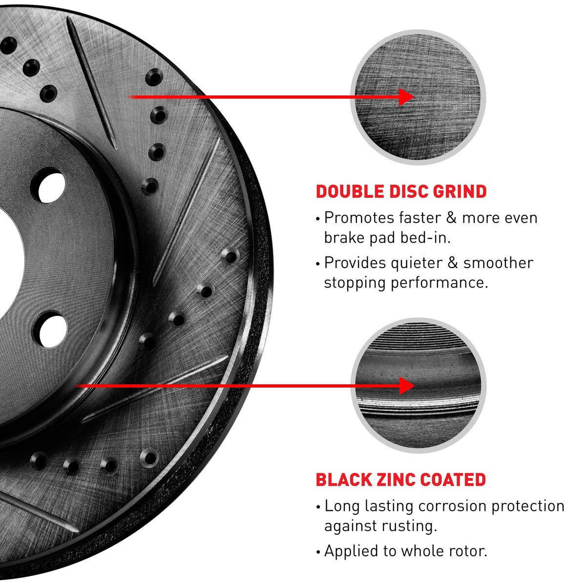 FOCUS, D/S select: FORD 2012 Concepts Fits FOCUS Rotor R1 54245 Brake FORD Concepts SE Whpn2 R1 Black 2013-2018