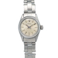 Perpetual Silver Dial Ladies 24mm Automatic 6618 trendy Oyster Stainless Watch