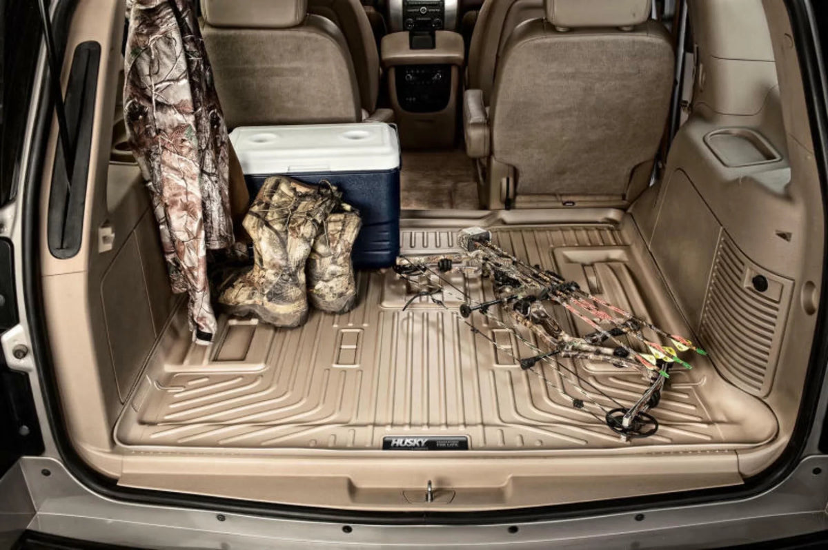 w/o or by Cargo Husky Weatherbeater Compatible Black Yukon; Seat Liner Tahoe/07-12 with row 3rd GMC w/ RealTruck Chevrolet Series 07-12