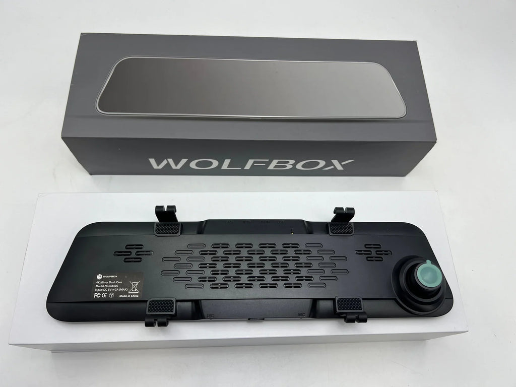 Backup Mirror Full Open HD G840S Cam Box BLACK 4K trendy - Dash Camera 12" 2160P WOLFBOX