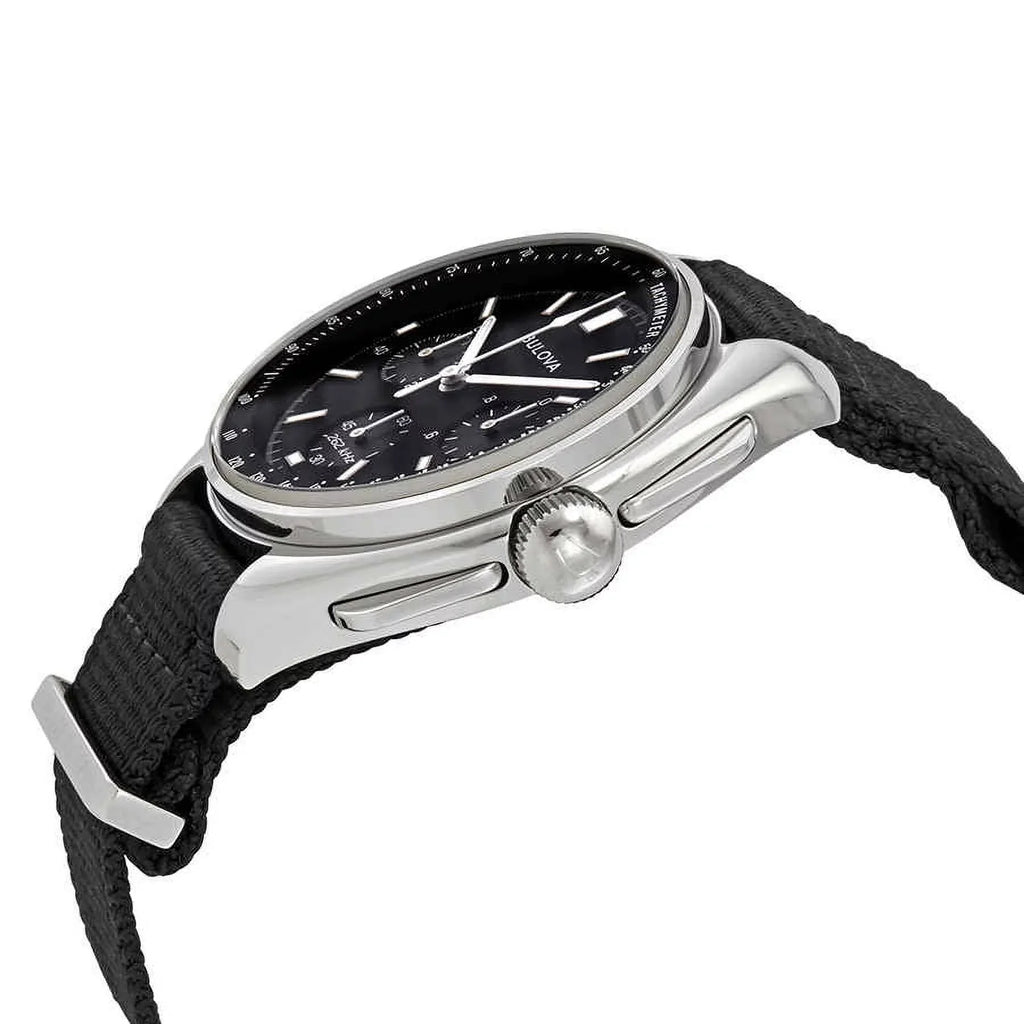 Bulova Pilot Edition Black Dial Lunar Chronograph Men's Watch 96A225 Special