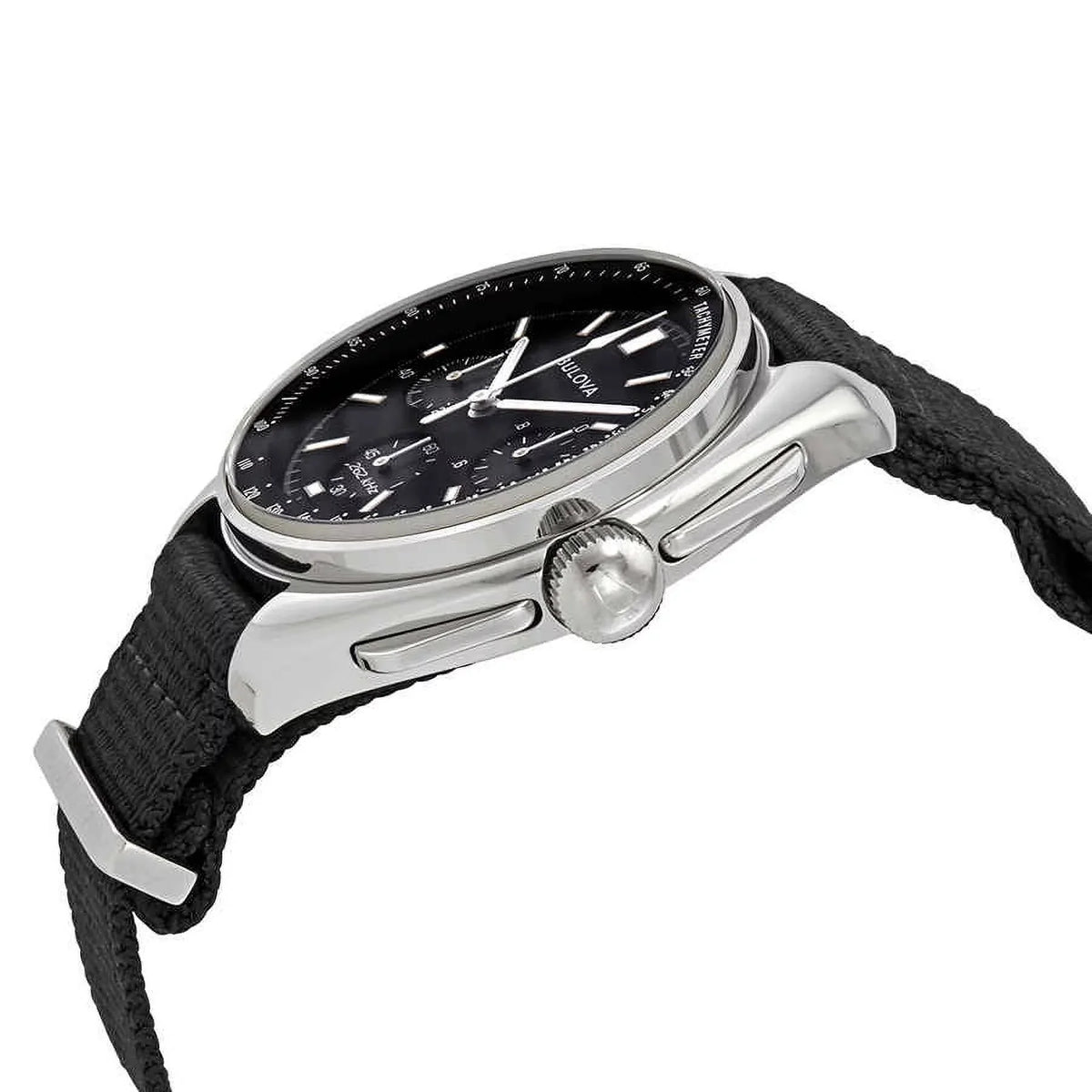 Bulova Pilot Edition Black Dial Lunar Chronograph Men's Watch 96A225 Special