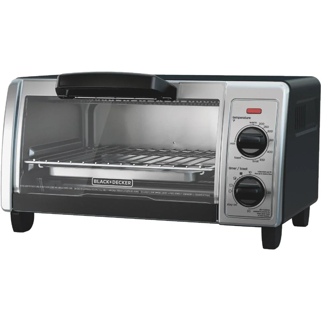 TO1705SB Oven, 4-Slice Stainless Steel, Toaster BLACK+DECKER