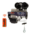 lbs. 50/60HZ lbs. 550 w/ Hoist special edition Rope / Emergency w/trolley Electric 220~240V 1100 Prowinch Stop Wireless