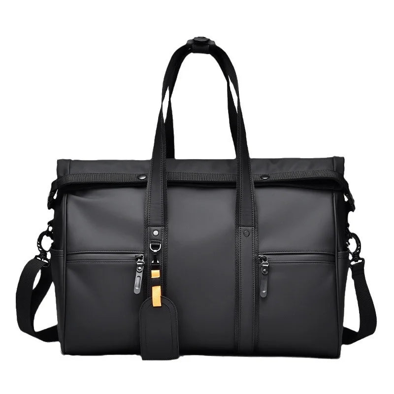Sports Bag And Leather Dry Large Luggage Waterproof Feel Men'S Fitness Handbag Business Bag Capacity And Bag Trip Separation And Travel Women'S Wet