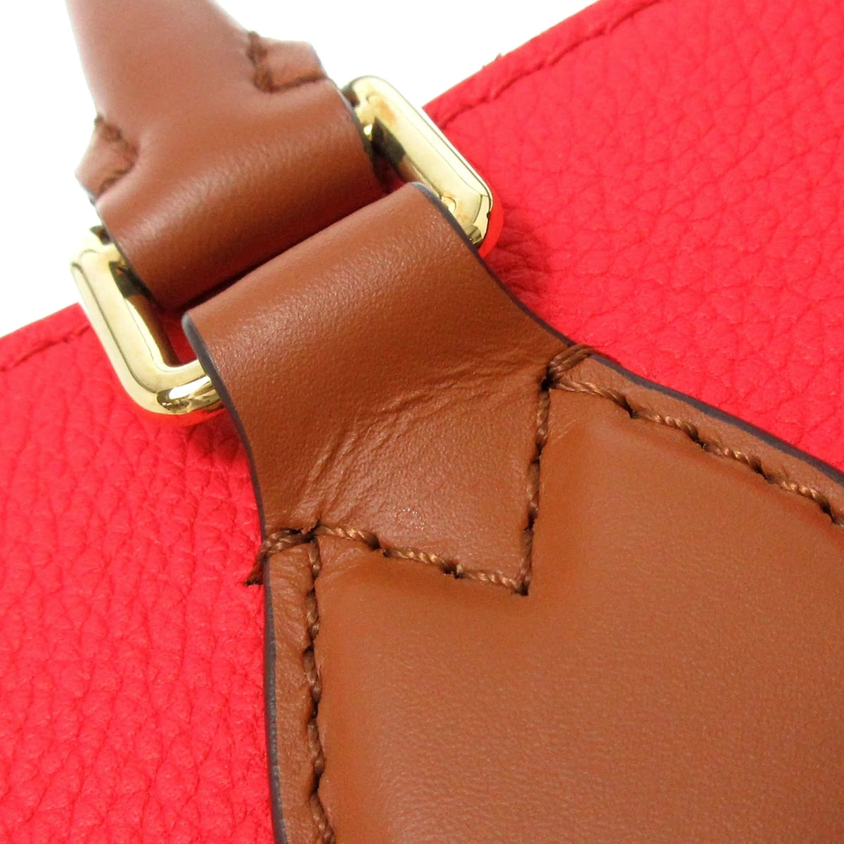Canvas (Good) Satchel Unisex PM Tote Louis Brown Vuitton Authenticated trendy Fold Monogram Pre-Owned