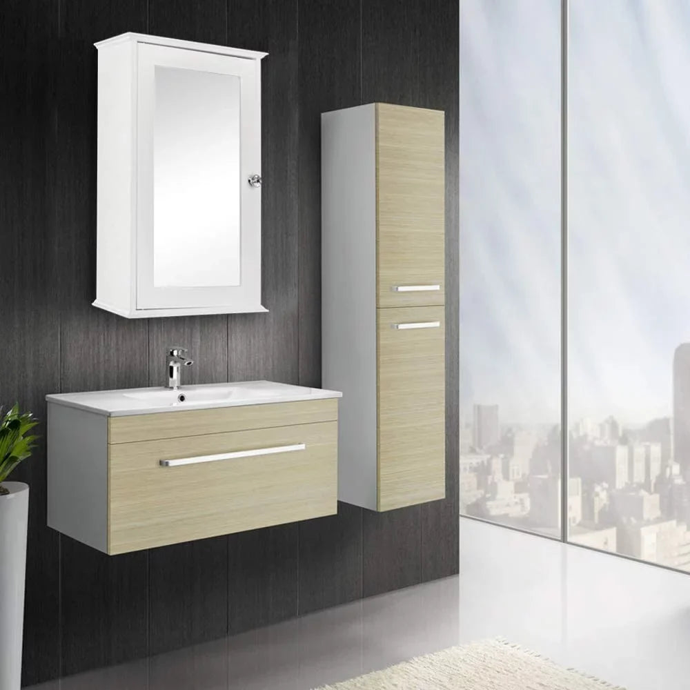 Single Cabinet Adjustable Medicine with Storage White 2 Mount classic Organizer Bathroom Cabinet Shelves Wall Mirrored and BSL Door