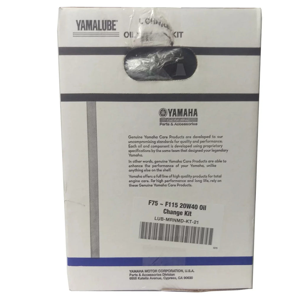 New Oil Yamaha Kit Change,Filter Outboard OEM LUB-MRNMD-KT-21 F75-F115, Service