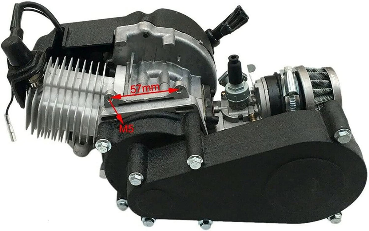 Vehicle Racing Mini Off-Road Air-Cooled Oukaning Engine Stroke Motor 2 Engine Pocket Bicycle Kit, Mini for 49cc new Atv