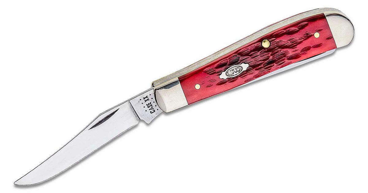 high quality Trapper Dark Seed Case Carbon 31952 Mini Red Pocket Bone XX Knives Peach Jigged Knife Steel
