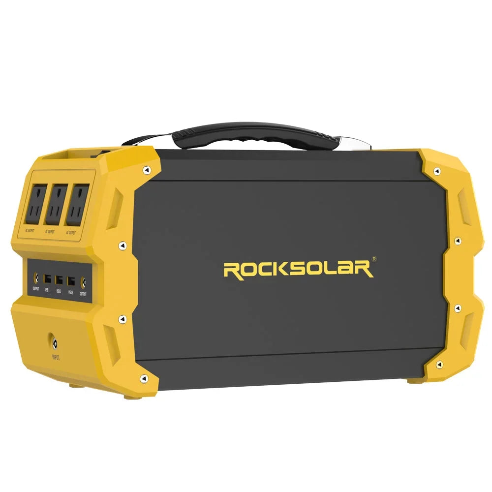 Solar ROCKSOLAR Portable Station 400W Generator Foldable Kit a Nomad Power with Panel Solar 60W