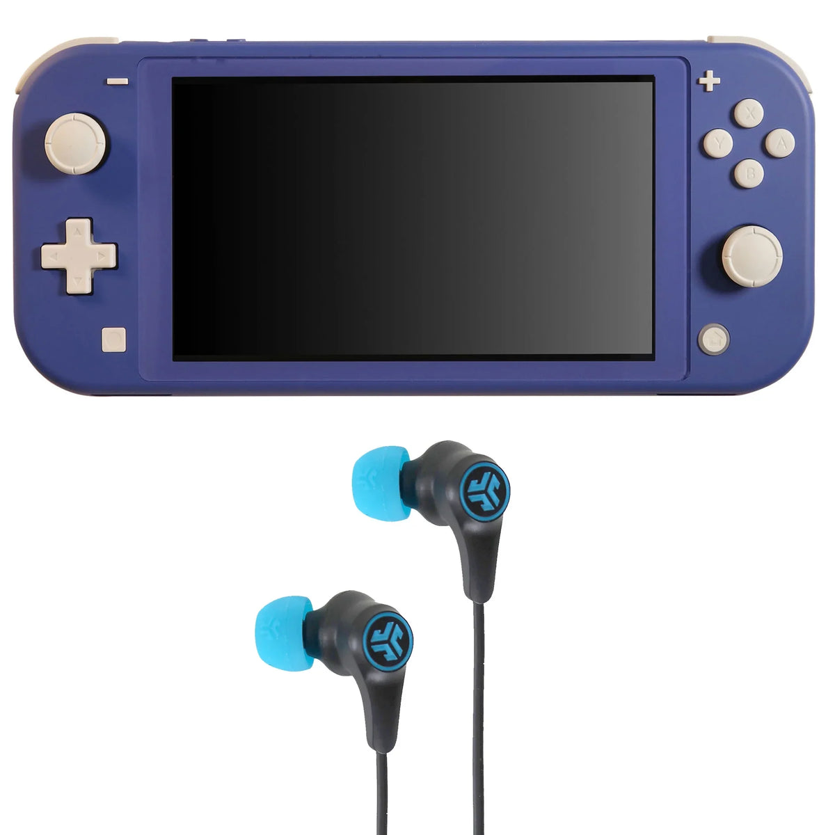Play JLab Earbuds (Blue) with Nintendo - Black/Blue new Switch Gaming Wireless Lite Bluetooth