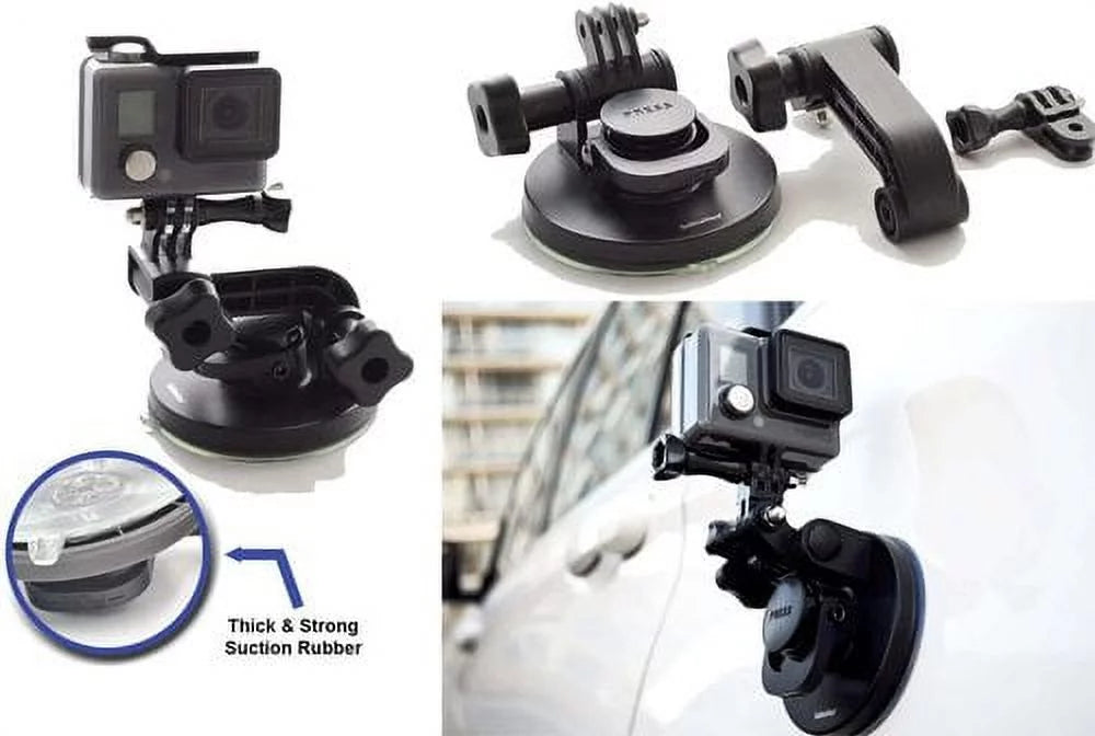 Hero4 Suction Mount Mount Cup Hero Cup Hero5 GoPro Window - Hero Suction Windshield Camera 7 Boat Hero6 8 Vehicle Car by Gopro for Max Black for Holder 360 for Su Gopro HD Mount Windshield
