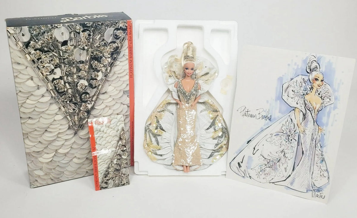 Platinum MIB Timeless Treasures Mackie 1991 trendy 2703 Mattel Barbie Bob