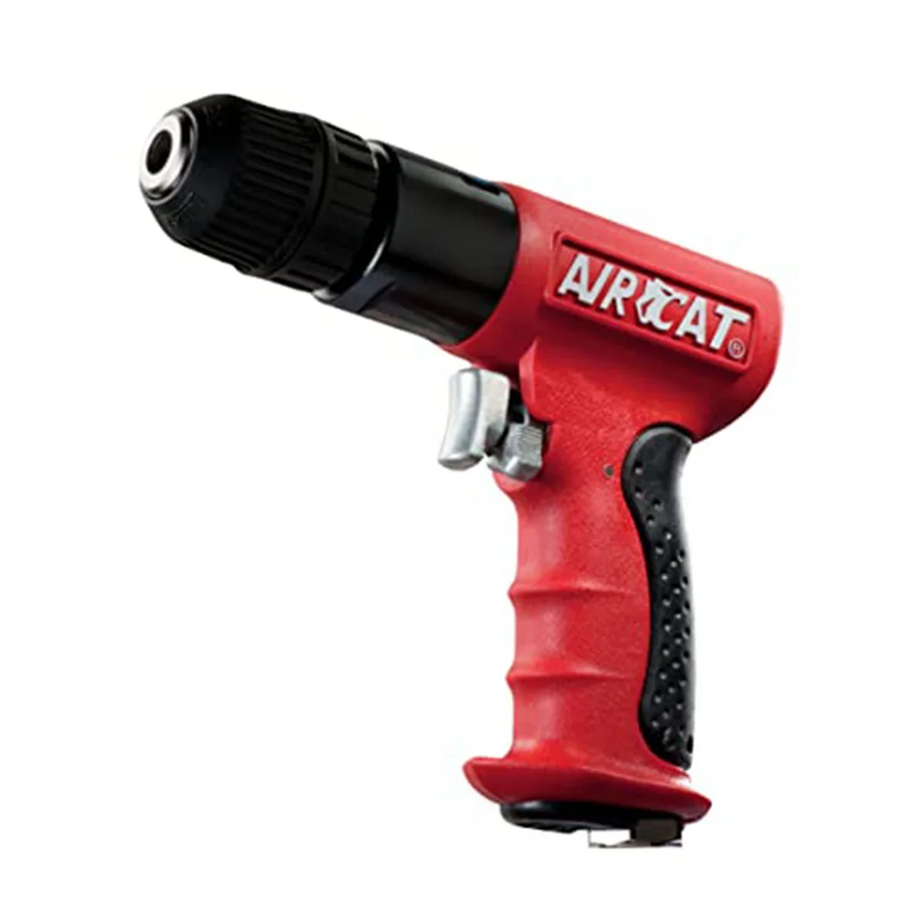 Pneumatic HP Jacobs Drill Tools 1,800 3/8-Inch RPM Composite AIRCAT with Reversible .6 Chuck 4338