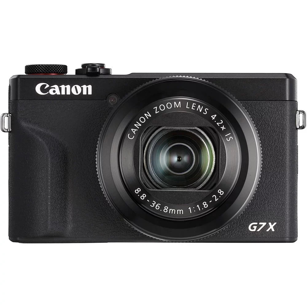 Canon (Black) III Flash Camera + Extra Kit X PowerShot G7 Digital + - Mark Battery 64GB