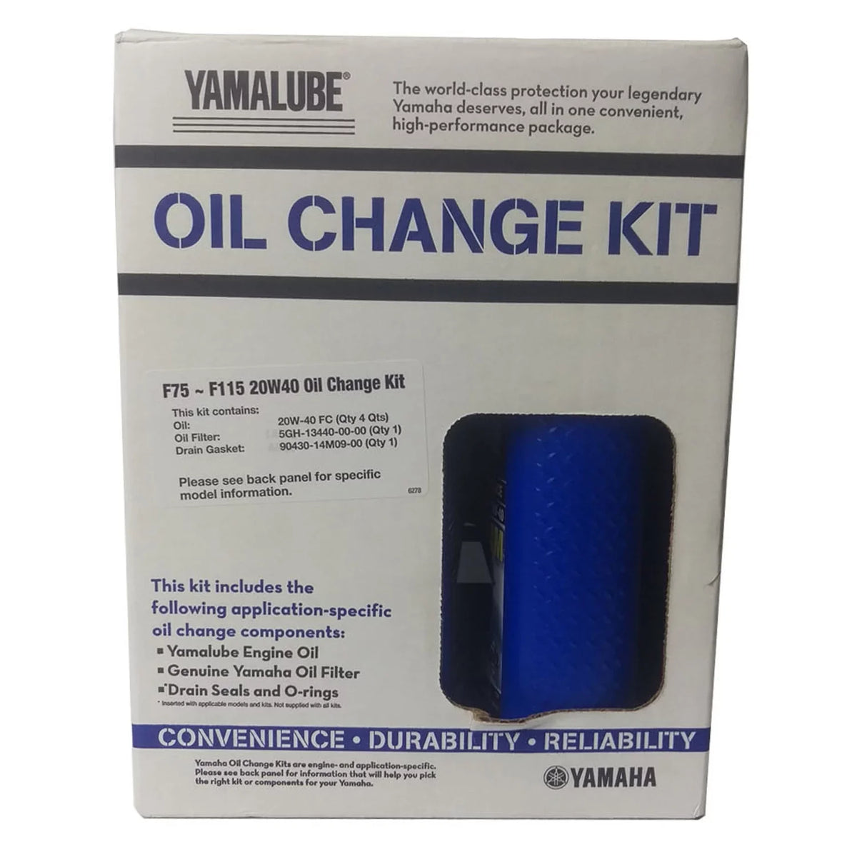 New Oil Yamaha Kit Change,Filter Outboard OEM LUB-MRNMD-KT-21 F75-F115, Service