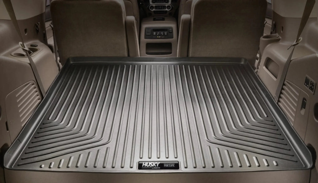 w/o or by Cargo Husky Weatherbeater Compatible Black Yukon; Seat Liner Tahoe/07-12 with row 3rd GMC w/ RealTruck Chevrolet Series 07-12