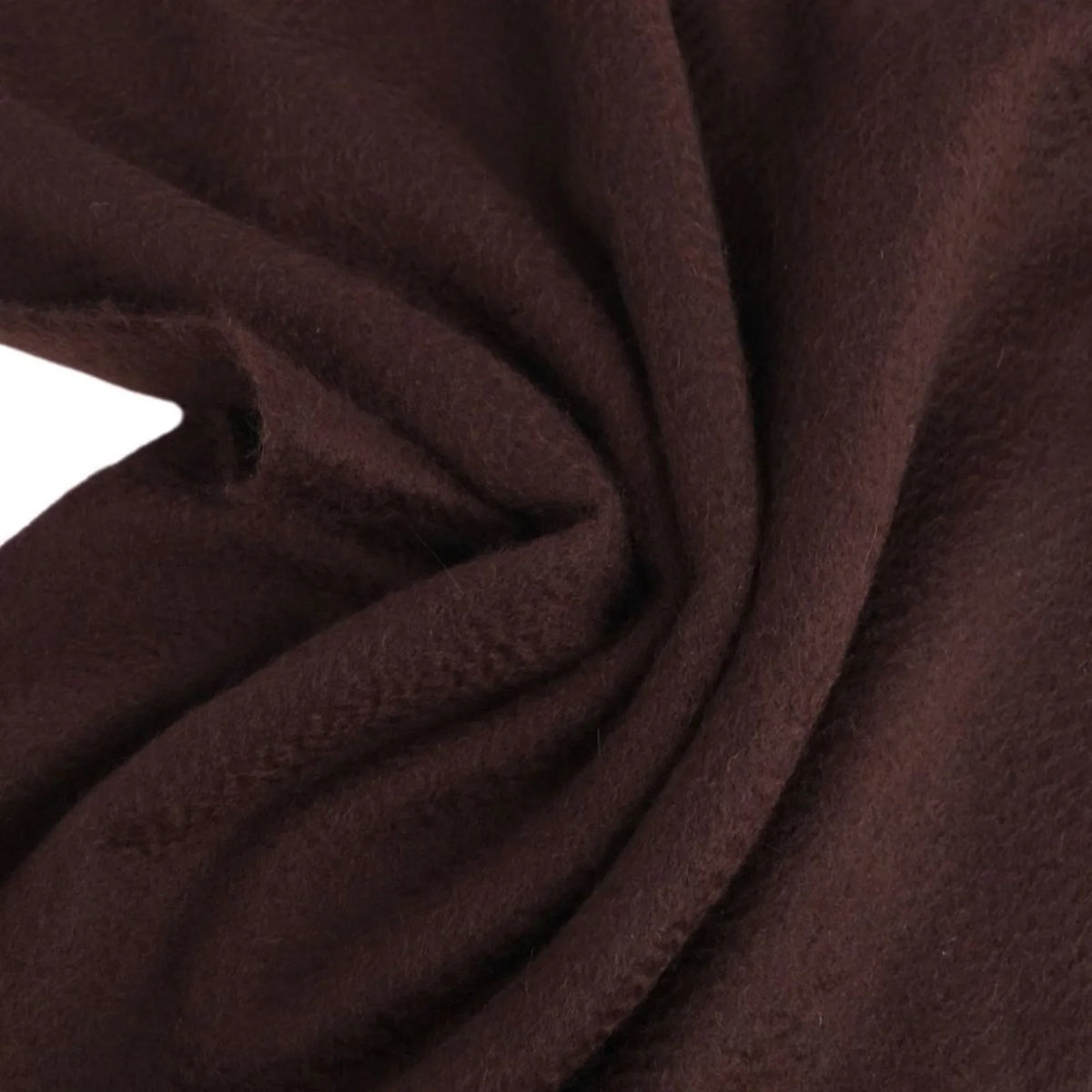 Pre-Owned cashmere (Good) dark men's women's high quality embroidery brown scarf HERMES 100%