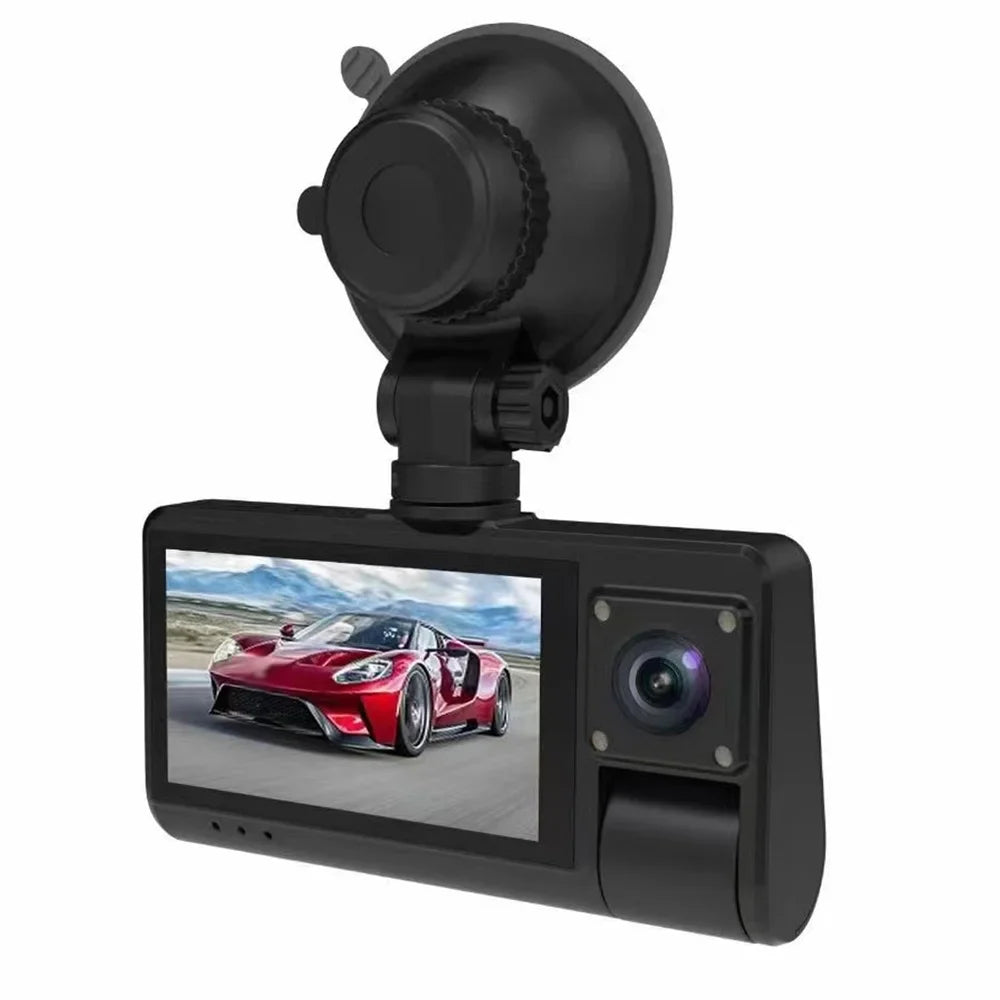 Screen Video Mirror Recorder Rearview for Safety Cam, new Auto Wide Car Driving with Dash Recording Touched Clear Angle, OWSOO
