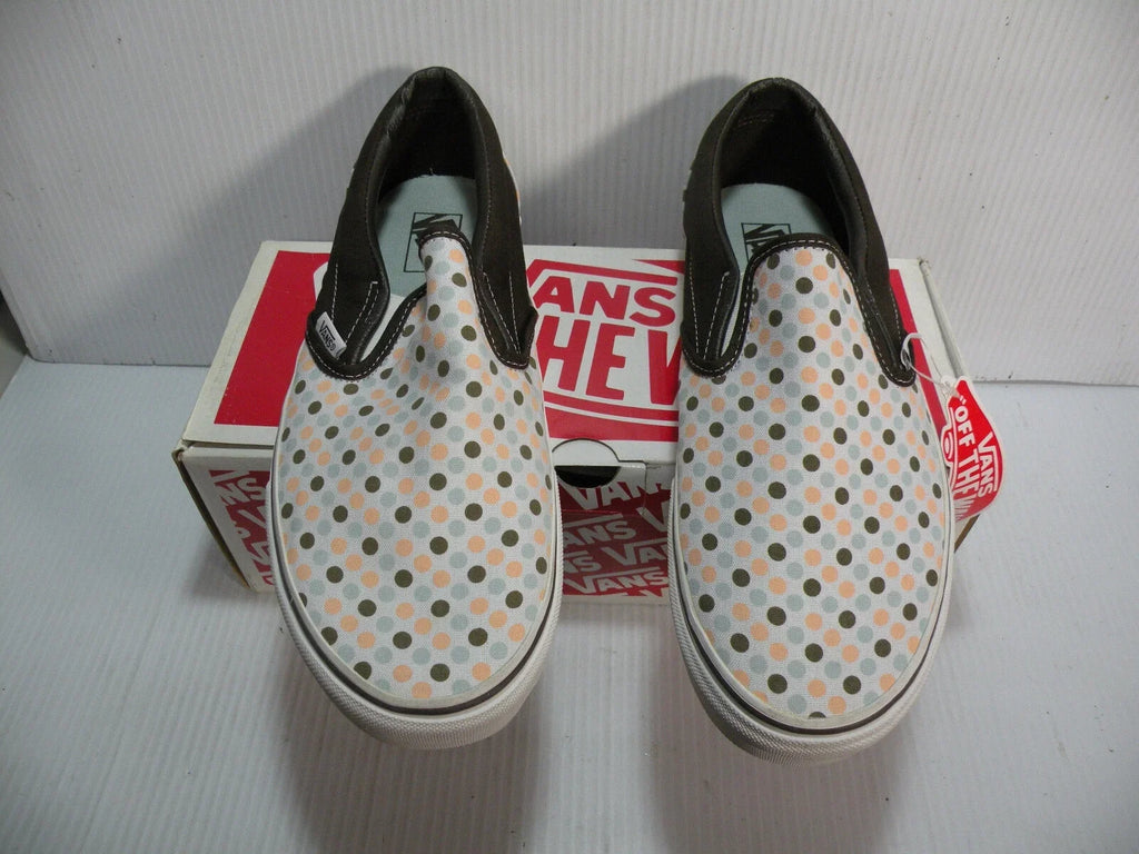 high quality COFFEE/WALNUT POLKA NEW 5862299 CLASSIC DOTS SHOES SIZE 11 MEN LOW VANS