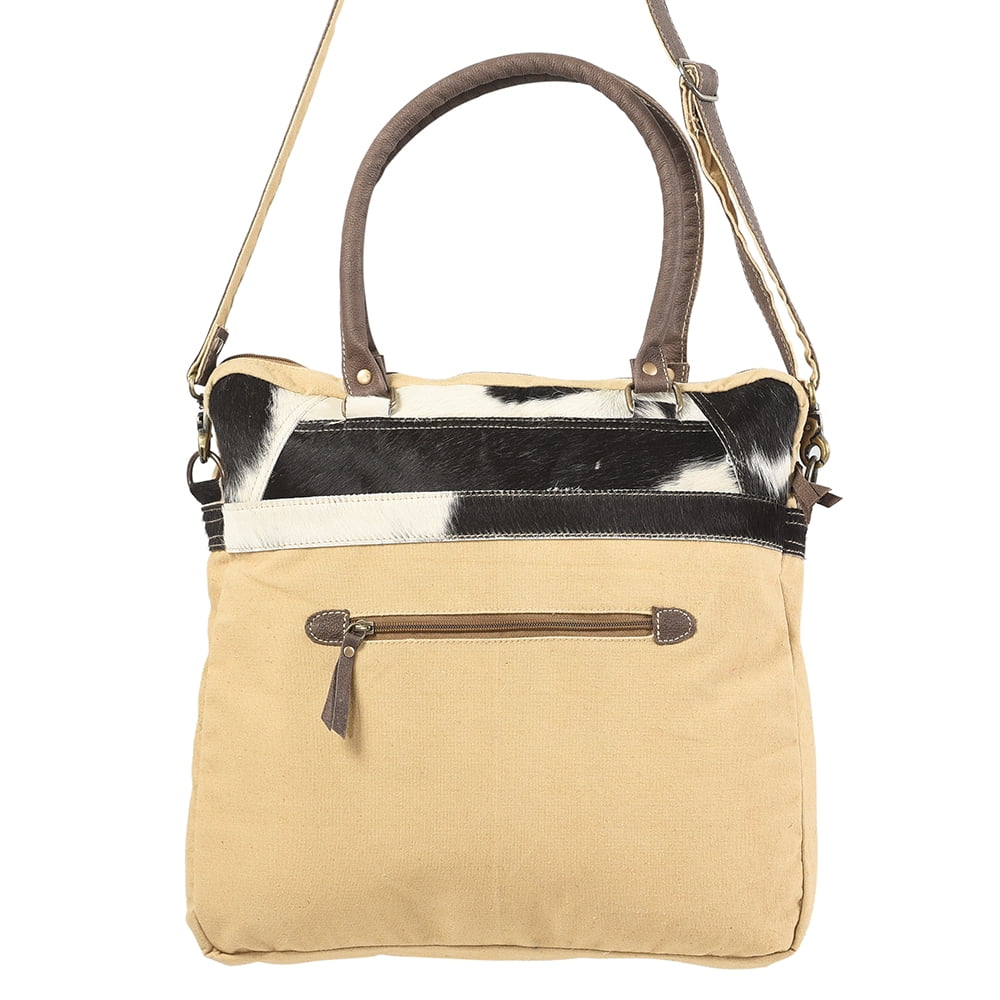 Leather western KB Wool women high quality handbag TOTE bag purse Canvas OHLAY Genuine Upcycled KB110 Hair-on Upcycled